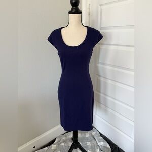 Diane Von Furstenberg Deep Blue Cocktail Dress
